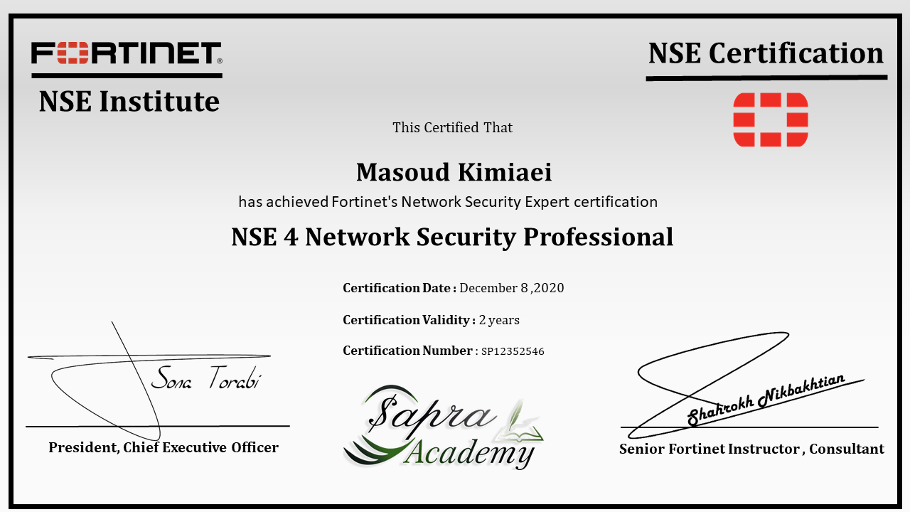 Fortinet-NSE4