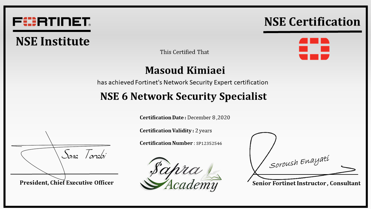Fortinet-NSE6